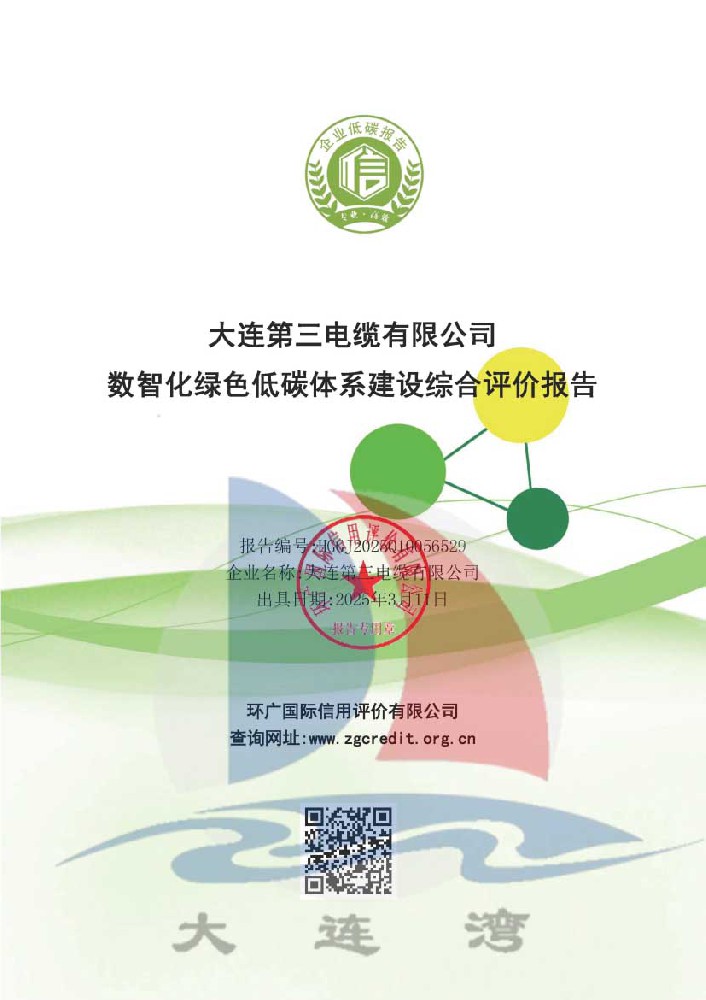數智（zhì）化綠（lǜ）色低碳體係建設綜合評價報告